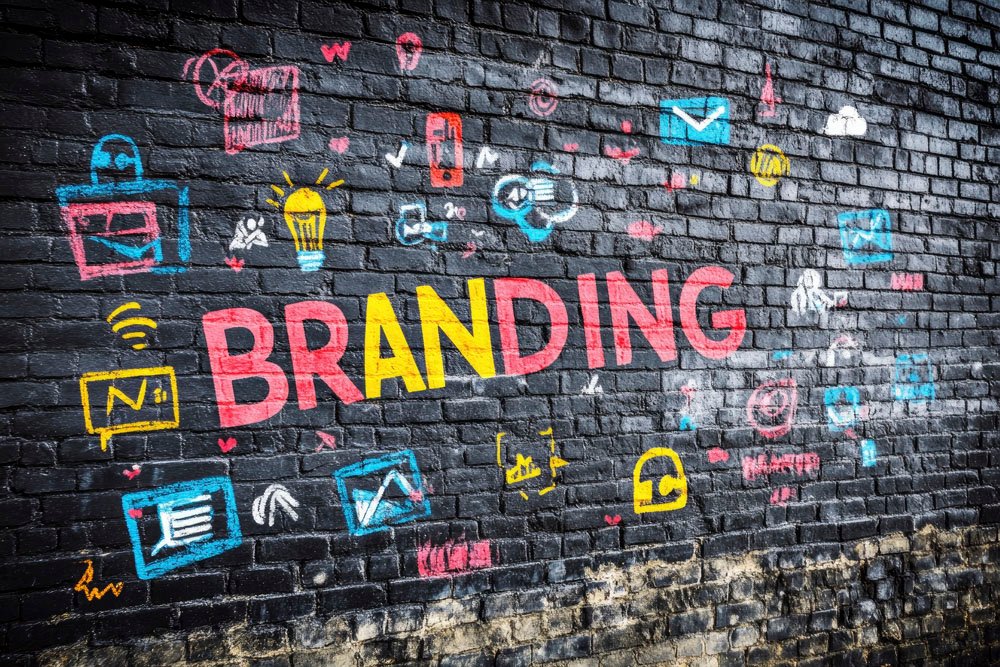 Branding and signage concept wall for an event activation